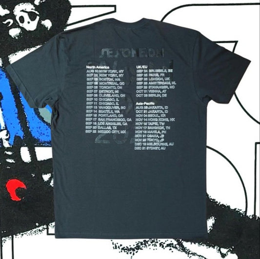 OFFICIAL 2023 WORLD TOUR TEE - BLACK