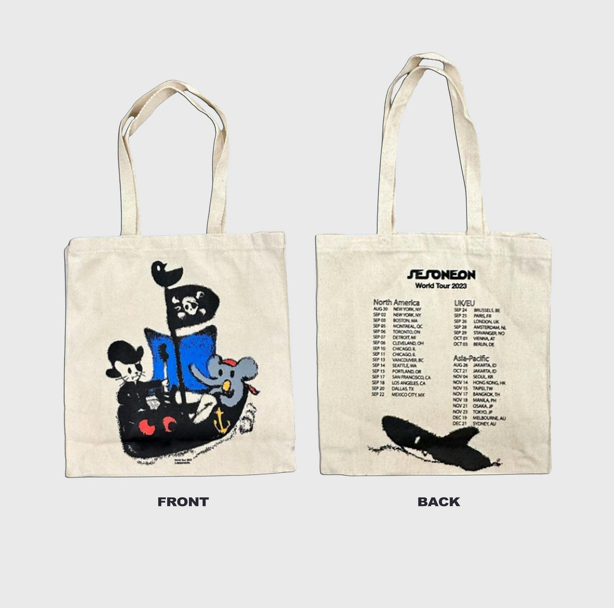 OFFICIAL 2023 WORLD TOUR PIRATESHIP TOTE